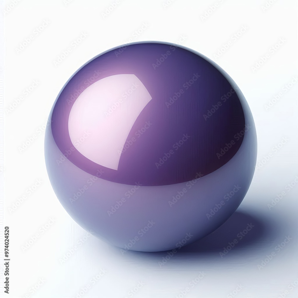 A shiny purple 3D sphere with a glass-like appearance reflecting light and showcasing a transparent bubble design A shiny purple 3D sphere with a glass-like appearance reflecting light and showcasing a transparent bubble design
