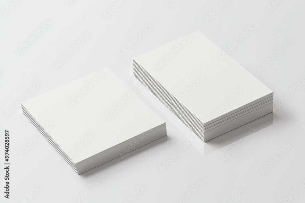 Business Card Mockup on Isolated Background created with Generative AI Business Card Mockup on Isolated Background created with Generative AI