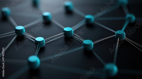 Tech Connectivity 3D Icon of Networked Devices