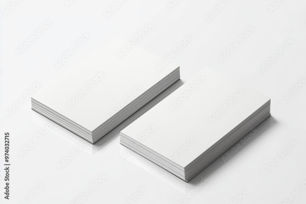 Business Card Mockup on Isolated Background created with Generative AI Business Card Mockup on Isolated Background created with Generative AI