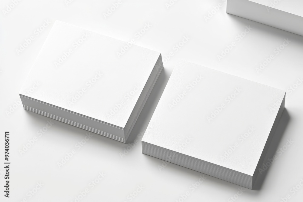 Business Card Mockup on Isolated Background created with Generative AI Business Card Mockup on Isolated Background created with Generative AI