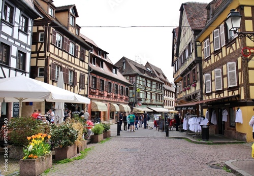 Old town of Obernai in France