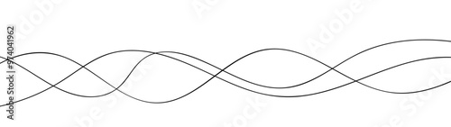 abstract wavy background with black wavy lines. black wave background. suit for banner, cover, poster, flyer, AI technology, digital, communication, 5G, science, music. vector illustration
