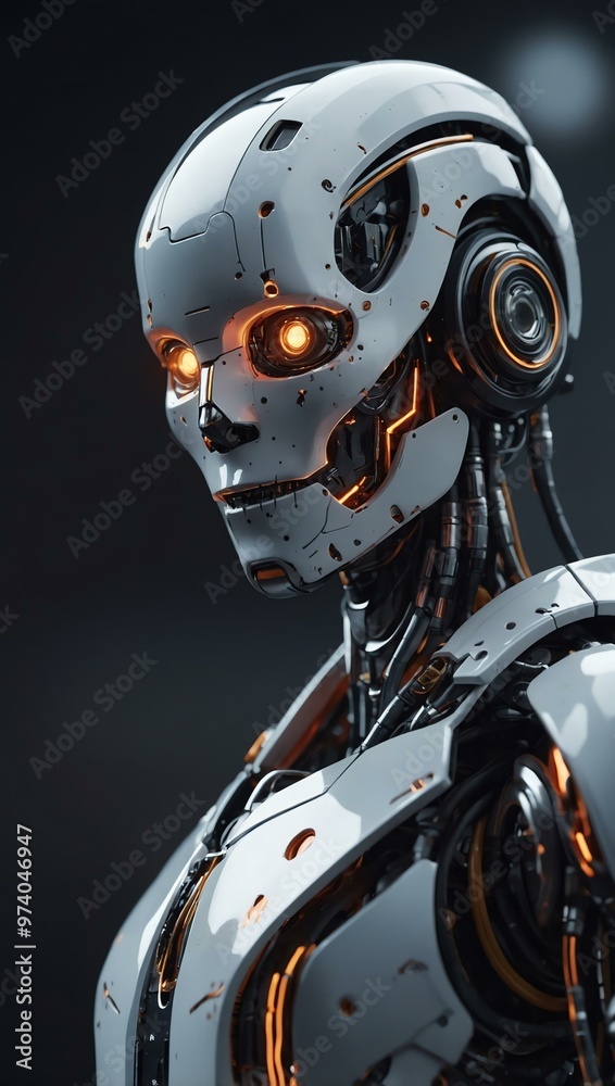 3D render of a robot 3D render of a robot