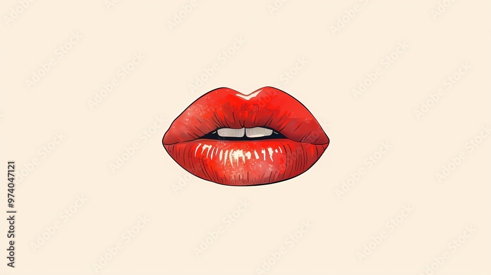 lips isolated on white lips isolated on white