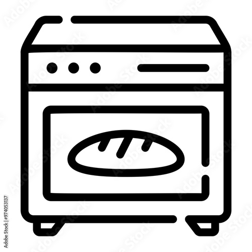 oven Line Icon