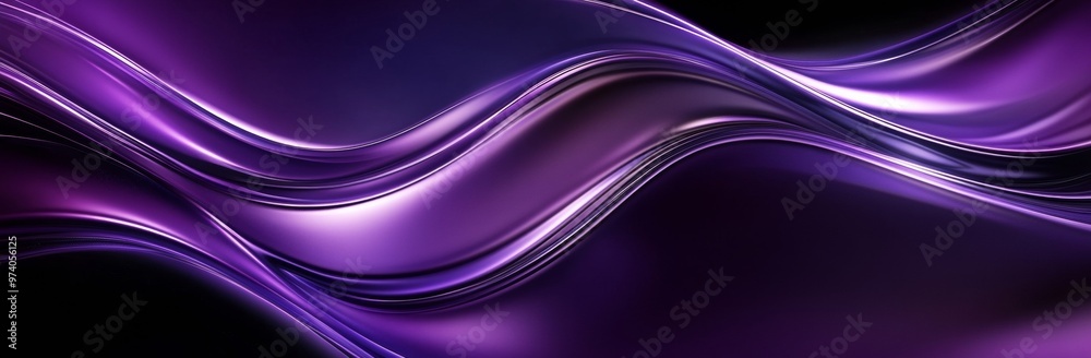Abstract purple background with wavy lines and curves. Abstract purple background with wavy lines and curves.