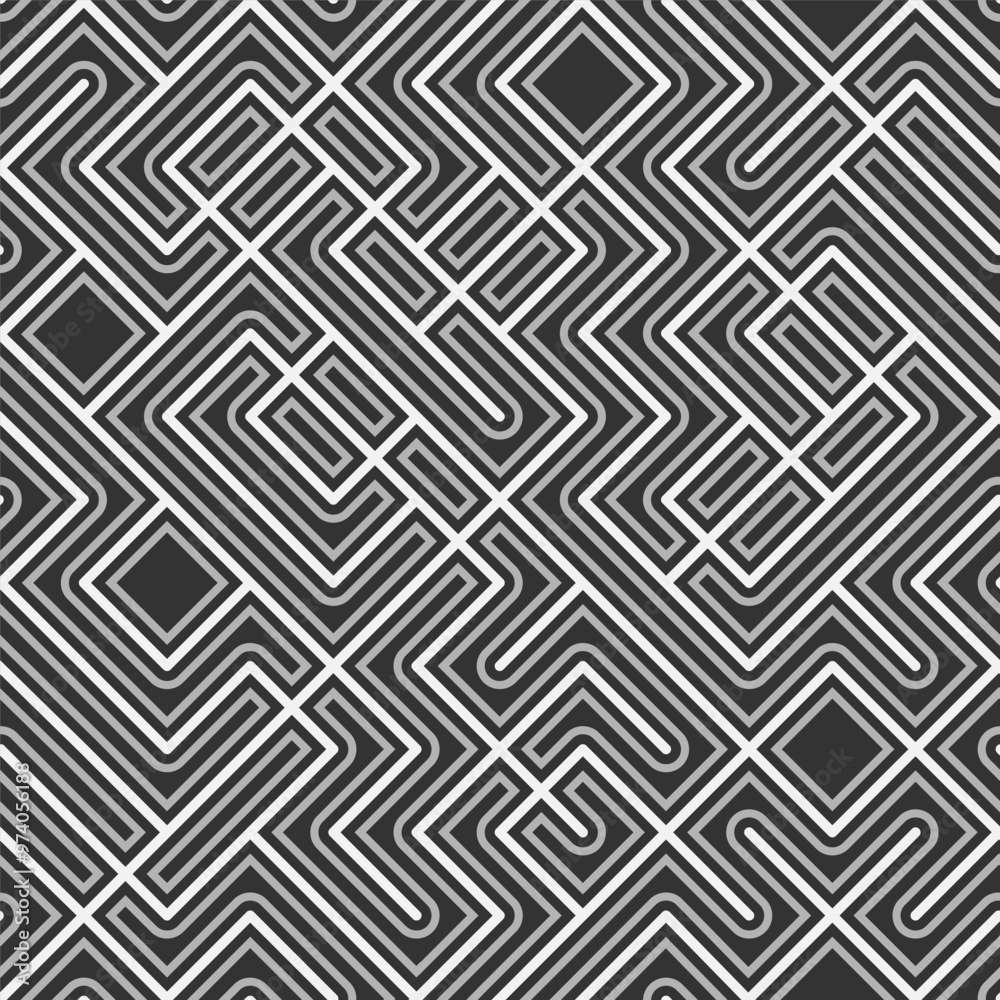 Seamless geometric pattern of perpendicular lines. Geometric background. Template for interior design, covers, panels, packaging and creative ideas Seamless geometric pattern of perpendicular lines. Geometric background. Template for interior design, covers, panels, packaging and creative ideas