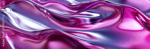 3D render of an abstract magenta background