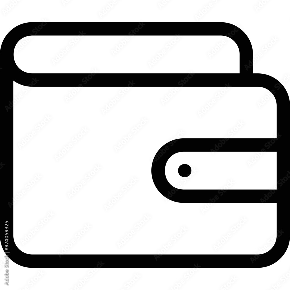 Simple vector icon wallet Simple vector icon wallet