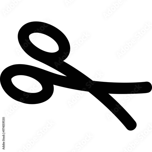 Simple vector icon scissors