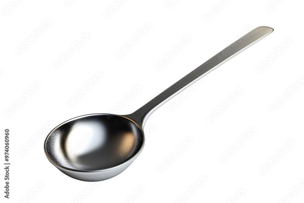 High-quality 3D render of a polished stainless steel spoon isolated on a transparent background. Perfect for kitchen, dining, and cooking themes. High-quality 3D render of a polished stainless steel spoon isolated on a transparent background. Perfect for kitchen, dining, and cooking themes.