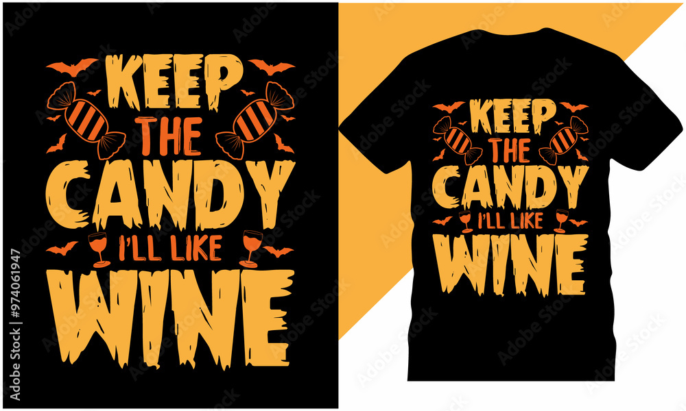 Obraz premium Custom Halloween Apparel, Funny, Scary, Cute, Cool, Pumpkin Halloween T-Shirts, printable tshirt, High quality tshirt, Happy Halloween t shirt, Original Vector illustration t-shirt, Creative design