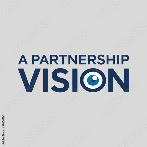 Approaching vision vector logo design template. Vision and vision symbol
