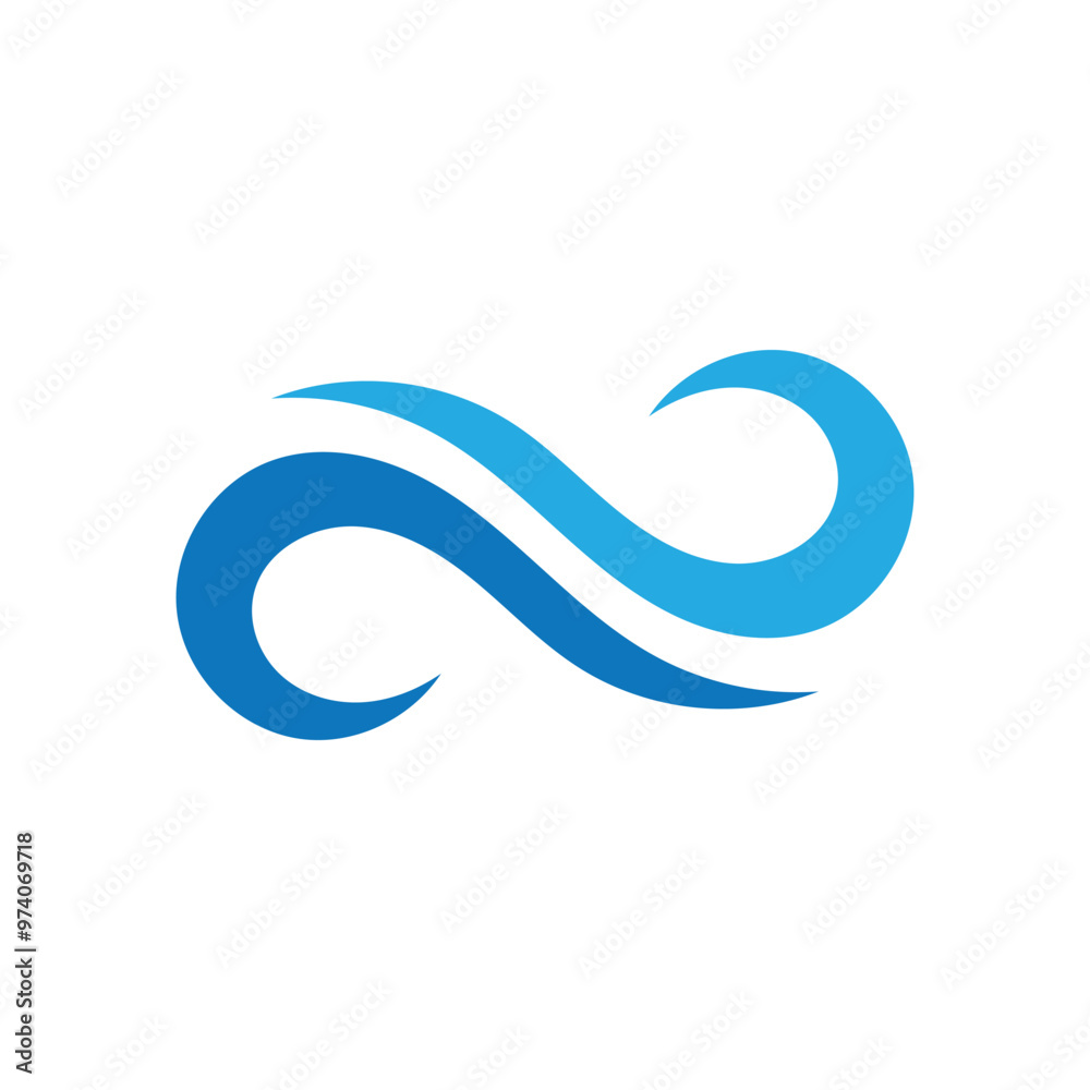 Water wave icon vector Water wave icon vector