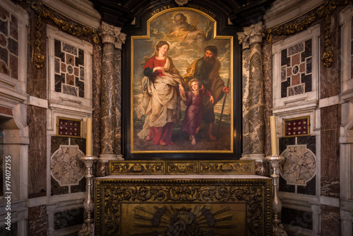 Real Rubels in Antwerp church