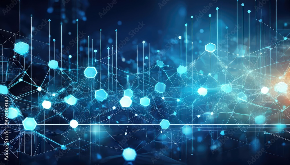 Abstract digital network concept Abstract digital network concept