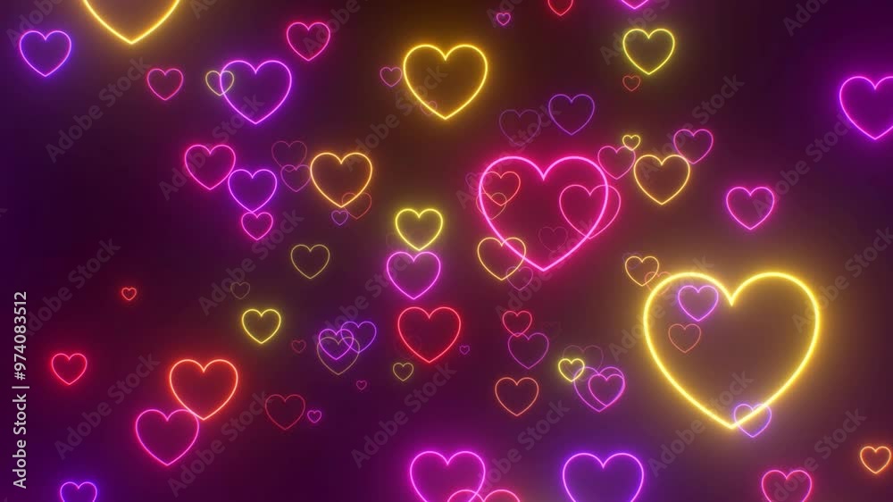 Dynamic background of flashing love pattern on black background, dynamic background of love pattern, dynamic background of Valentine's Day, dynamic background of Christmas Dynamic background of flashing love pattern on black background, dynamic background of love pattern, dynamic background of Valentine's Day, dynamic background of Christmas