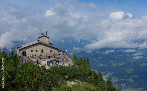 Obraz na płótnie Eagle's Nest in Bavaria w salonie