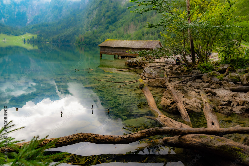 View of Konigsee in Bavaria