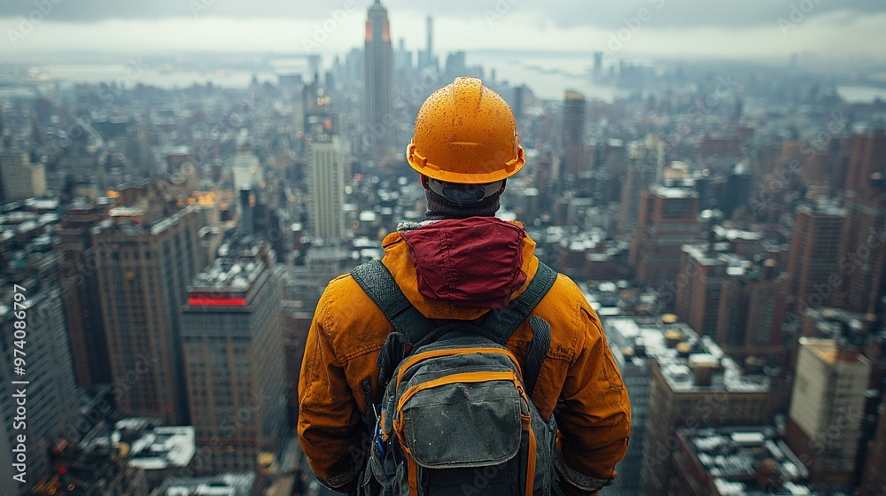 Construction manager on-site
