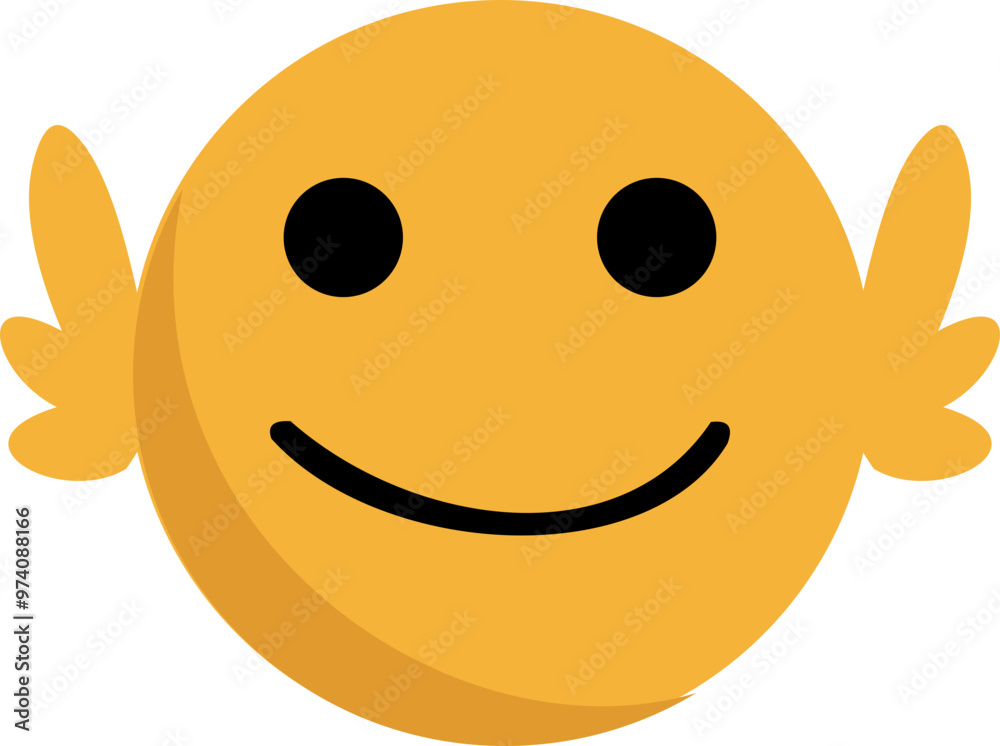 Fototapeta premium Smile Expression Emoticon on World Emoji Day