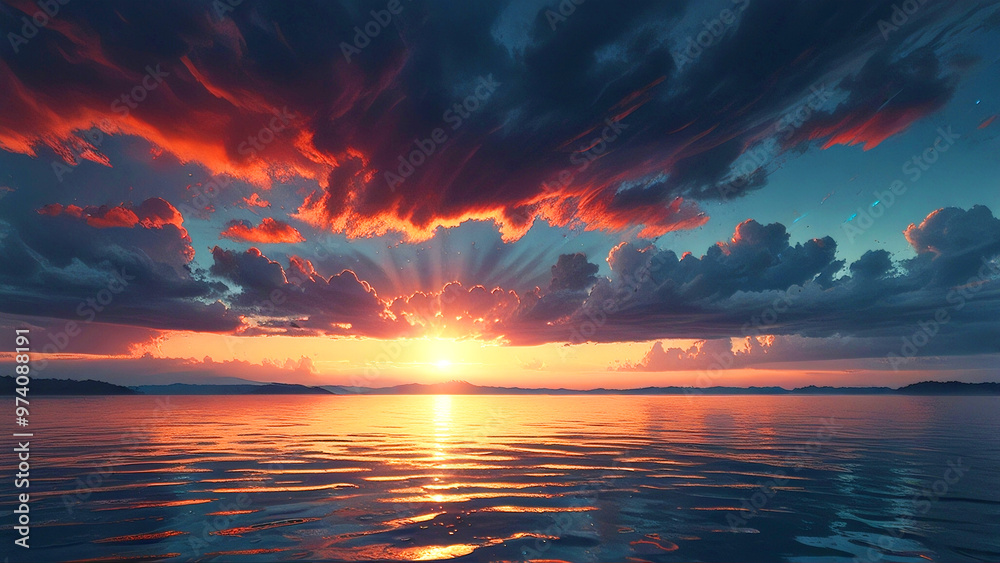 Naklejka premium 夕暮れ