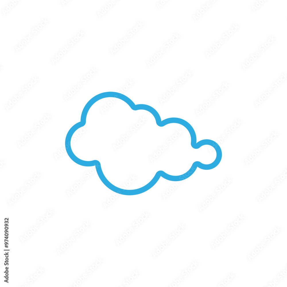 Cloud template vector Cloud template vector