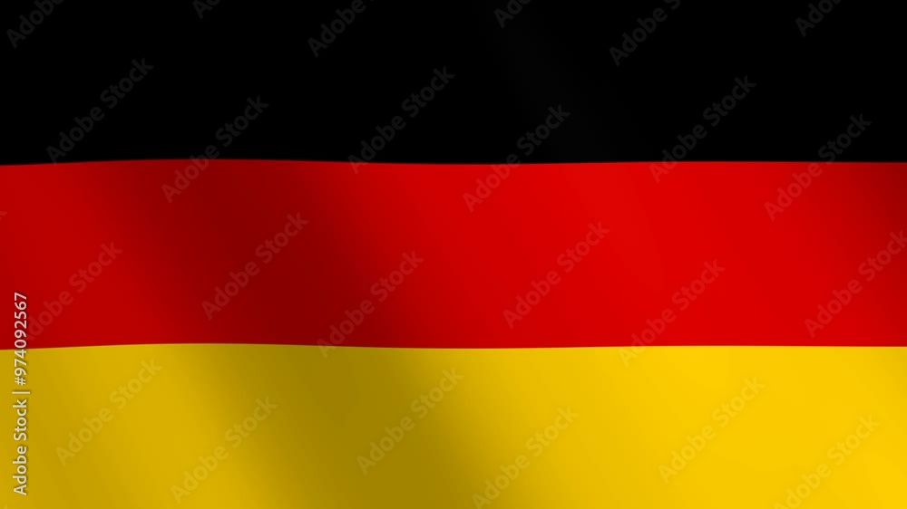 German waving flag animation. Germany country flag. Nato member. German waving flag animation. Germany country flag. Nato member.