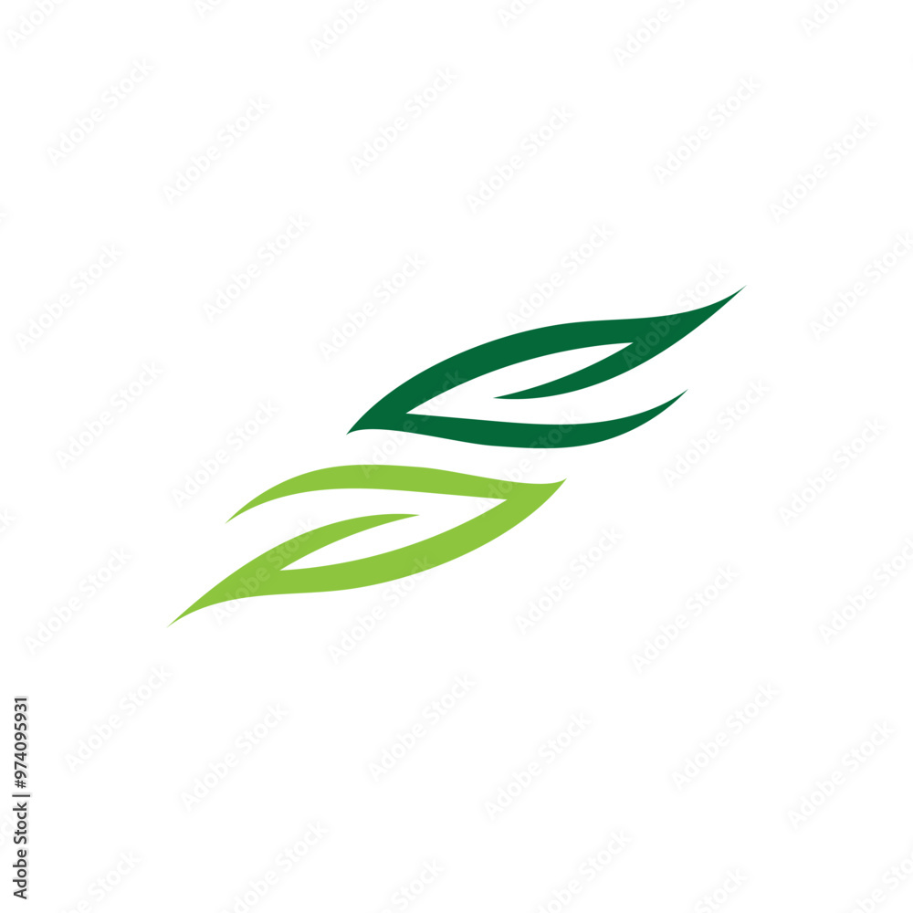green leaf logo nature ecology green leaf logo nature ecology