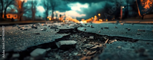 Dramatic Wide Angle View of...