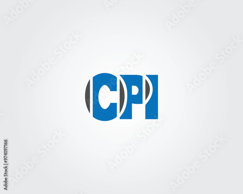 CPI Letter Logo Design Inspiration for a Unique Modern Creative Vector Template.