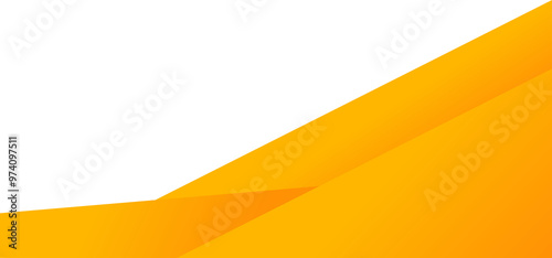 Orange footer design element