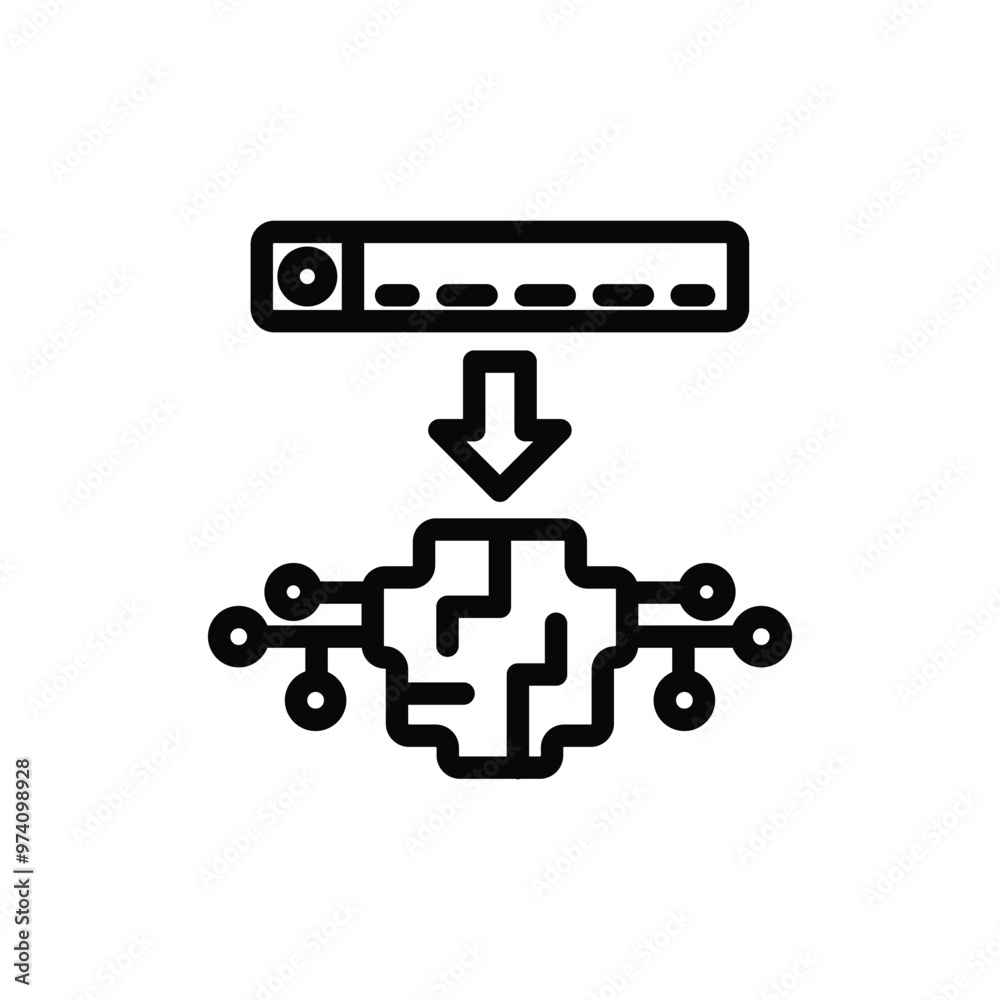 Prompt icon or logo design isolated sign symbol vector illustration. A collection of high quality black line style vector icons Prompt icon or logo design isolated sign symbol vector illustration. A collection of high quality black line style vector icons