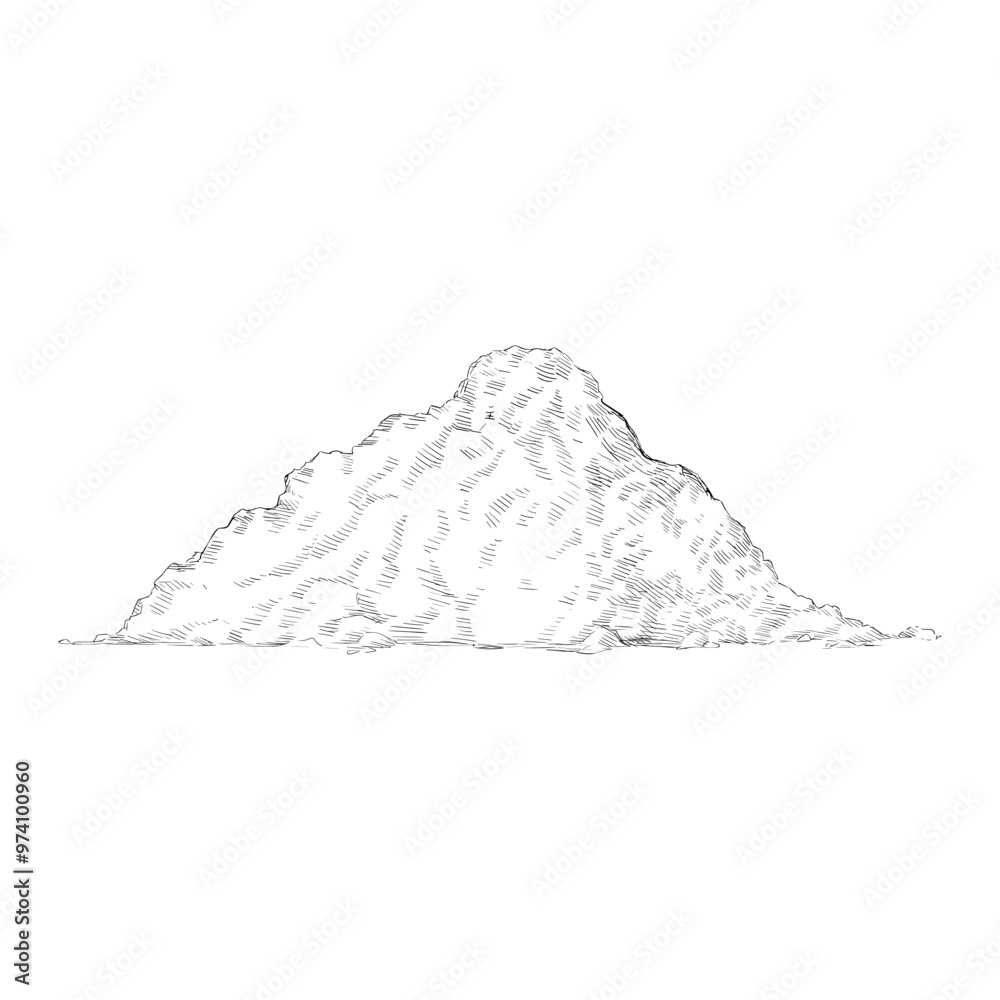 Φωτογραφία Pile of flour, sugar, protein, spices, seasonings, starch, dry powder sketch dra