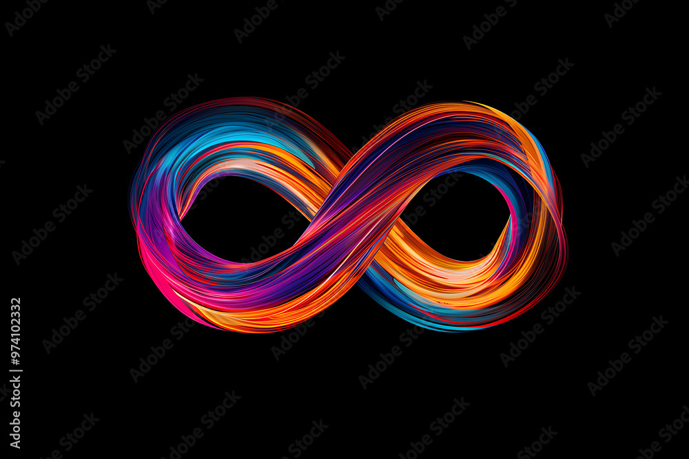 Colorful Infinity Loop