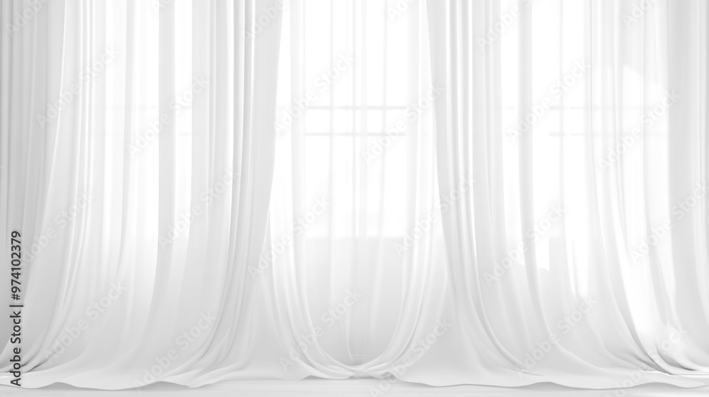 Soft white curtains background for graphic design or wallpaper. Soft white curtains background for graphic design or wallpaper.