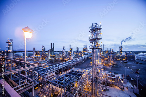 Oil refinery in Northern California