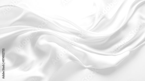 Soft white curtains background for graphic design or wallpaper.