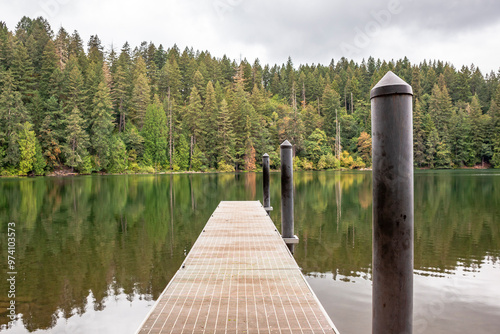 Battle Ground Lake in The Battle Ground Lake State Park, Washington photo