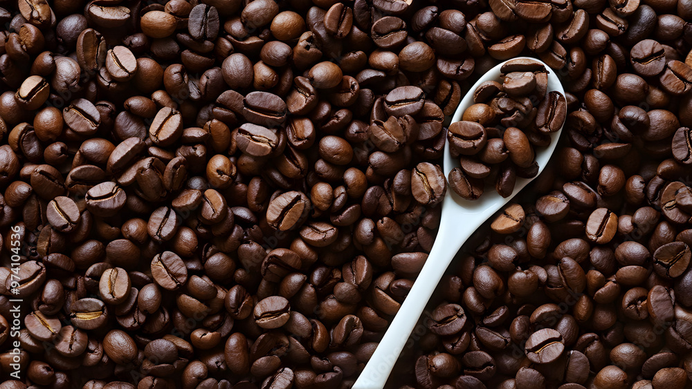 Obraz premium coffee beans background