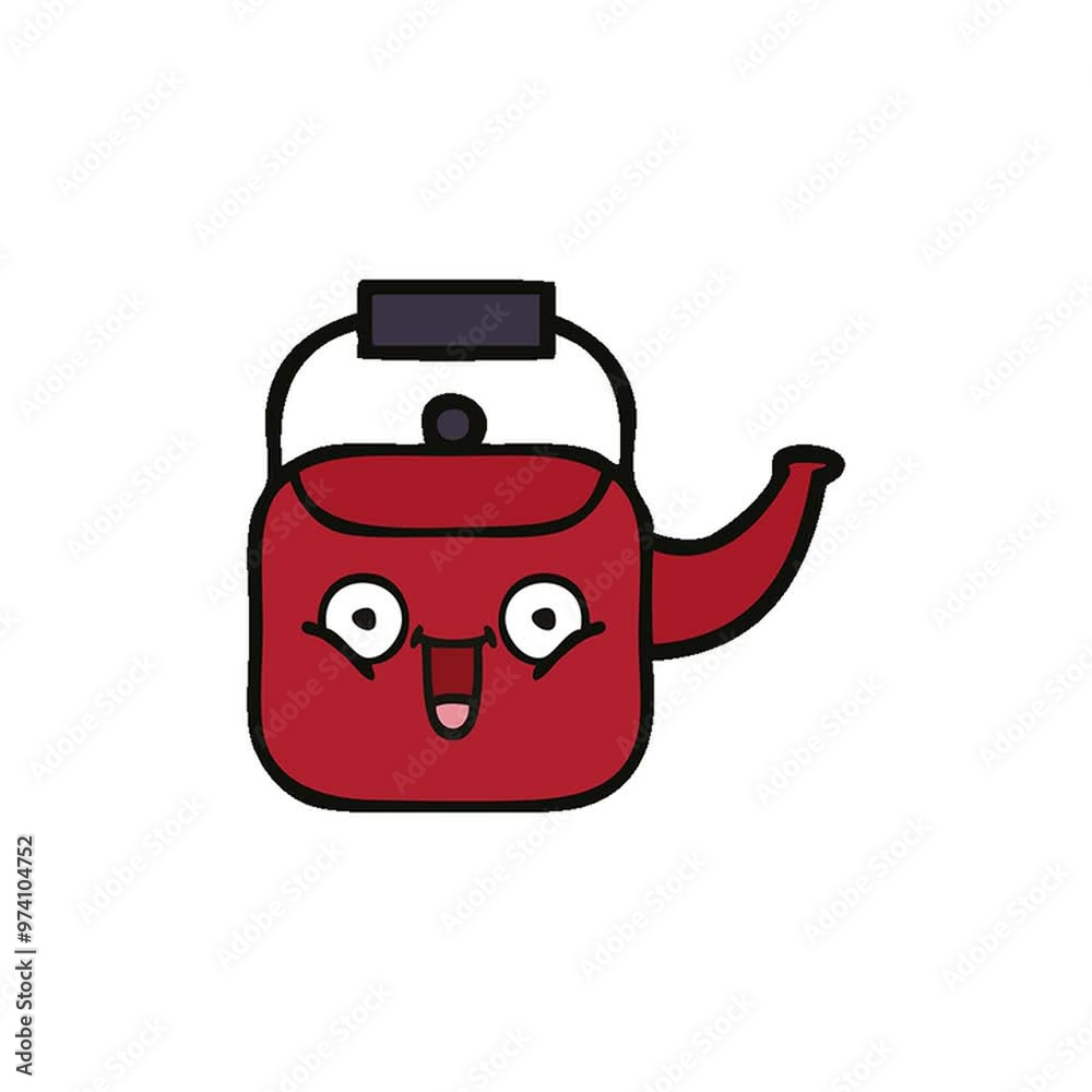 cute cartoon of a kettle cute cartoon of a kettle