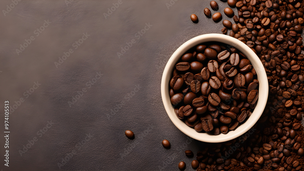 coffee beans on a wooden background coffee beans on a wooden background