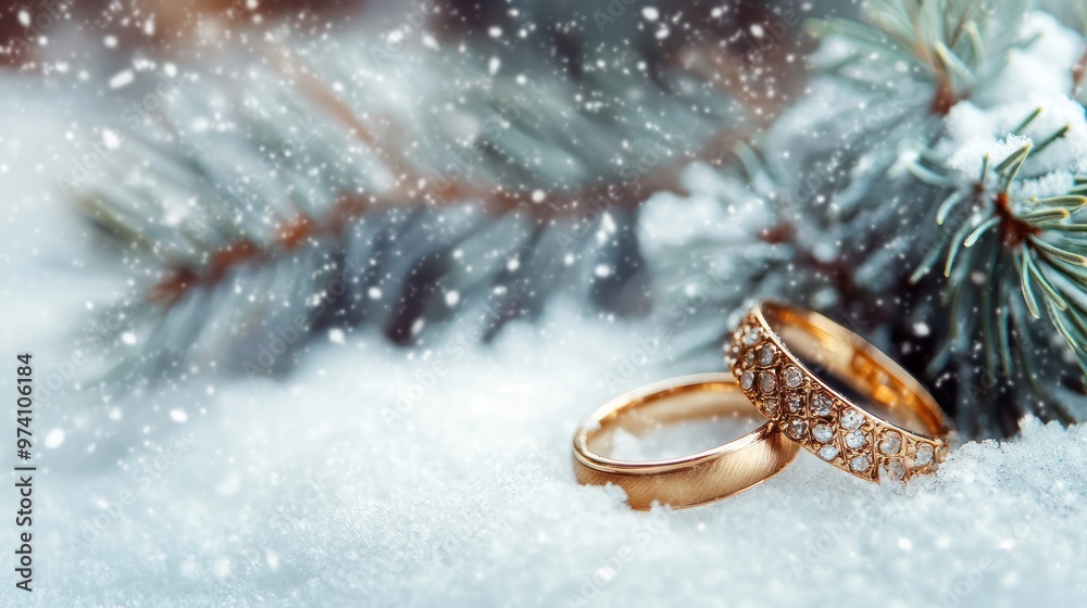 Winter Wedding Rings