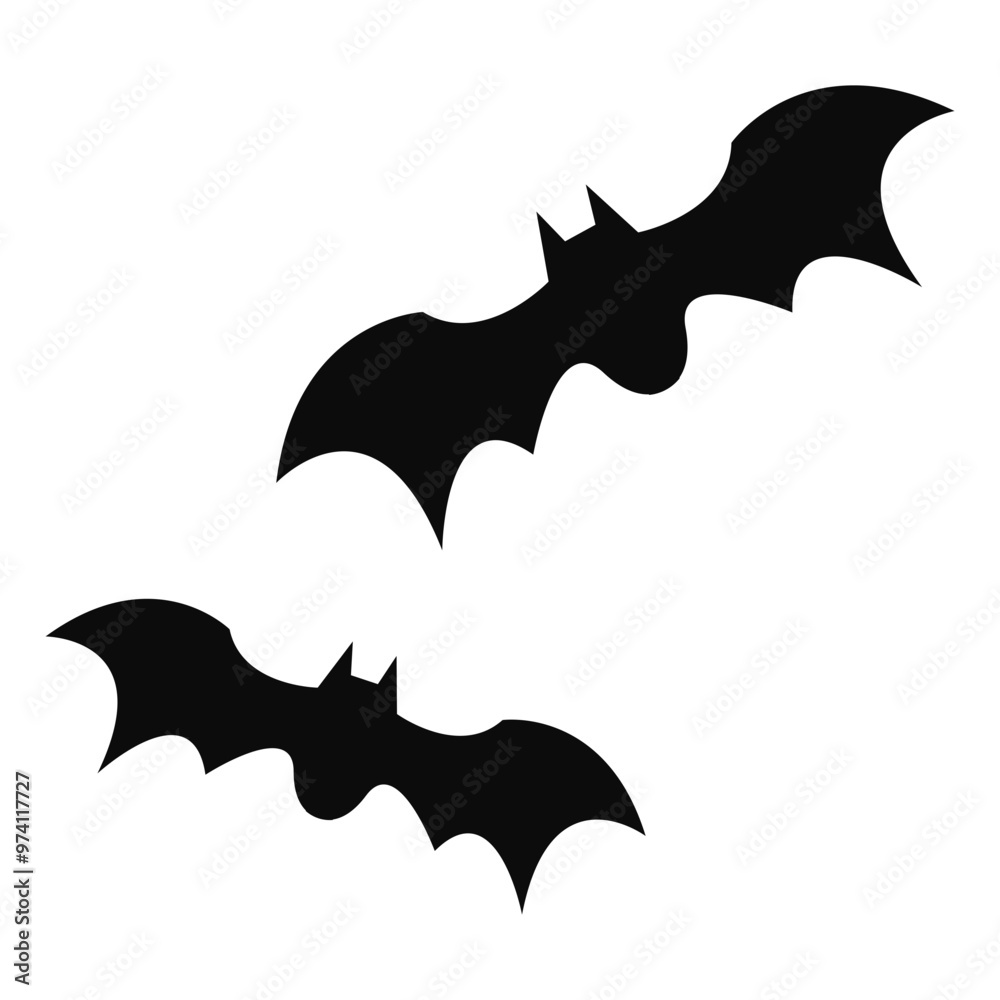 Scary Bat Silhouette