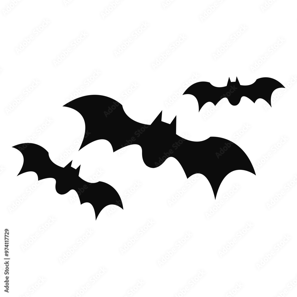 Scary Bat Silhouette Scary Bat Silhouette
