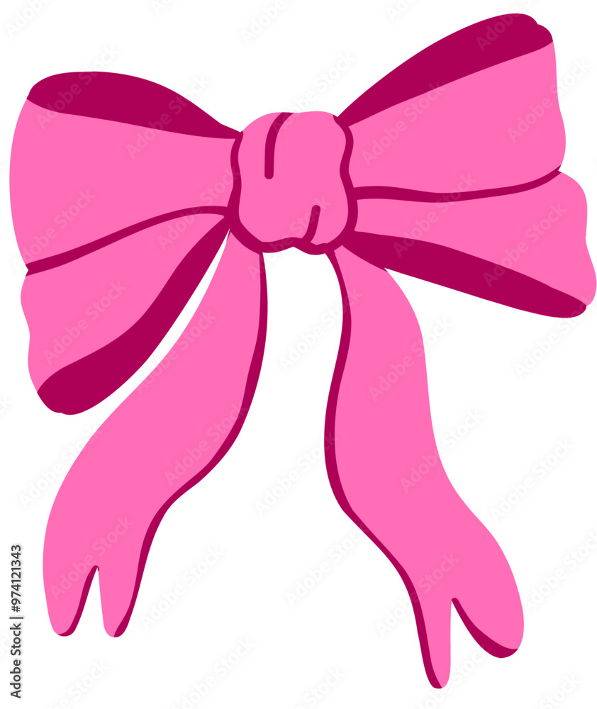 Hand Drawn Doodle Ribbon Hand Drawn Doodle Ribbon