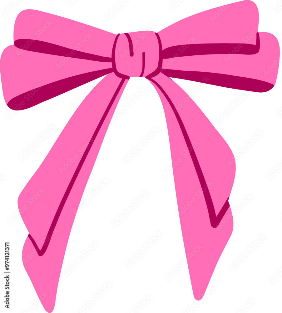 Hand Drawn Doodle Ribbon