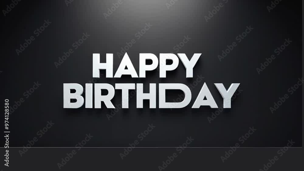 happy birthday with awesome looking font happy birthday with awesome looking font