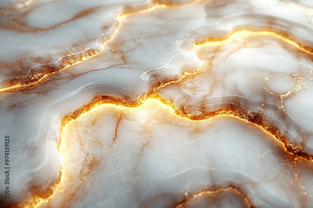 Smooth marble surface in natural light